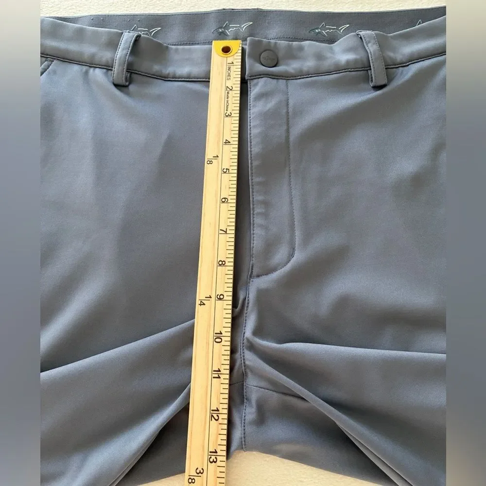 Greg Norman Golf Shorts Men’s 36 Gray Stretch Performance Moisture Wicking